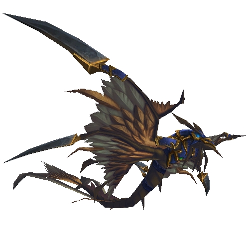 Armored Blue Dragonhawk