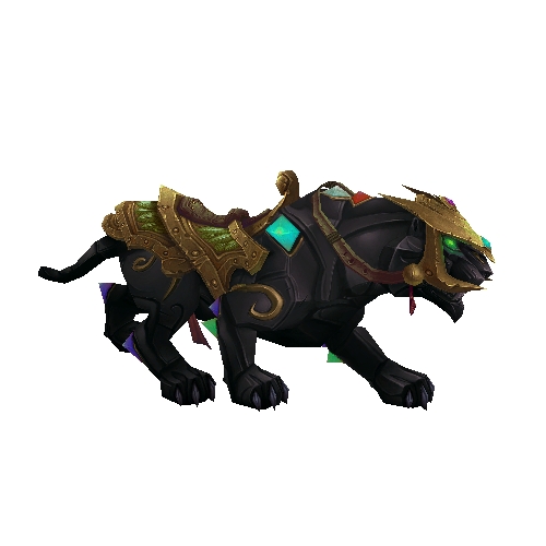 Jeweled Onyx Panther