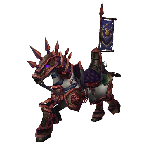 Purple Armoured War Steed