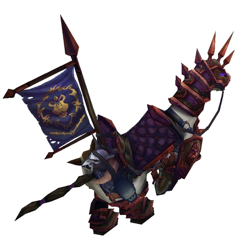 Purple Armoured War Steed