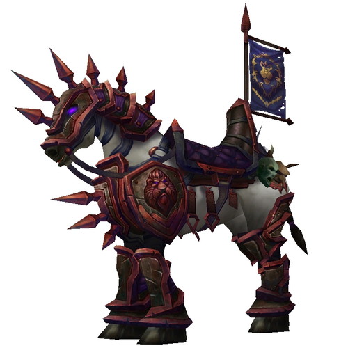 Purple Armoured War Steed