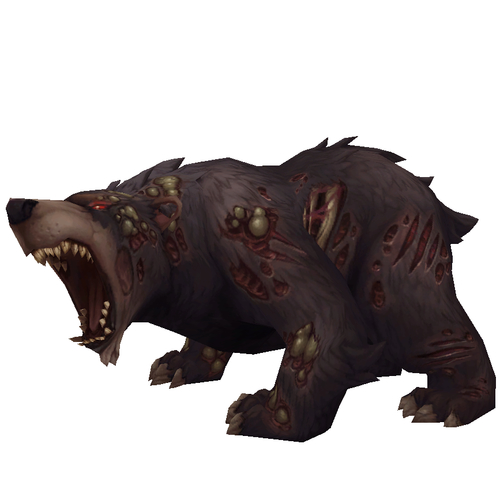 Diseased Dark Bear