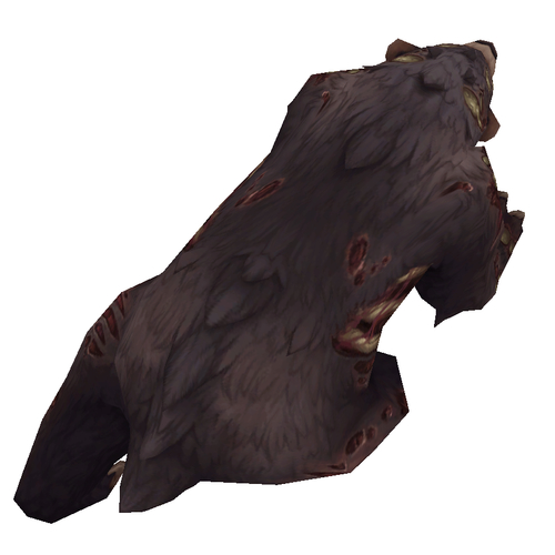 Diseased Dark Bear