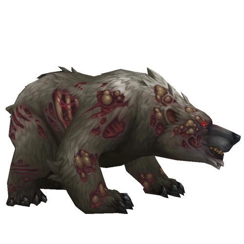 Diseased Grey Bear