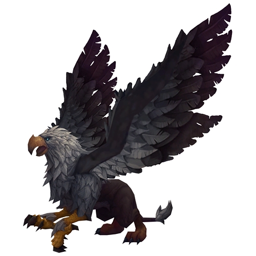 Ravenous Black Gryphon