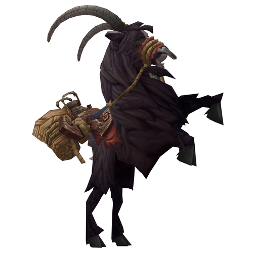 Black Riding Goat