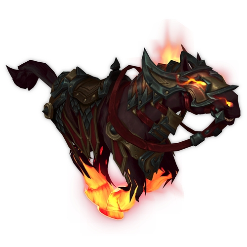 The Headless Horseman's Burning Charger