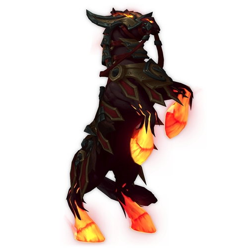 The Headless Horseman's Burning Charger