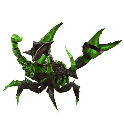 Green Amber Scorpion