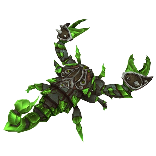 Green Amber Scorpion