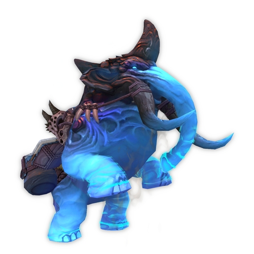 Blue Magmammoth w/ Short Tusks