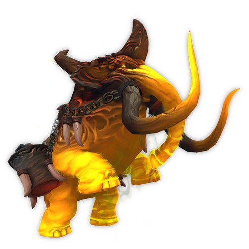 Yellow Magmammoth w/ Larger Horns