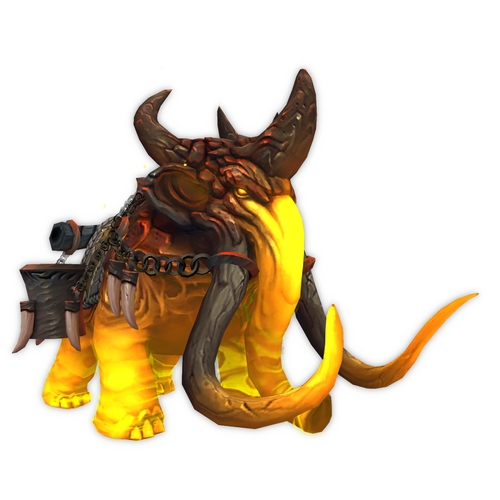 Yellow Magmammoth w/ Larger Horns