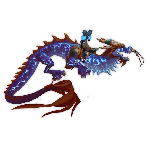 Thundering Cobalt Cloud Serpent