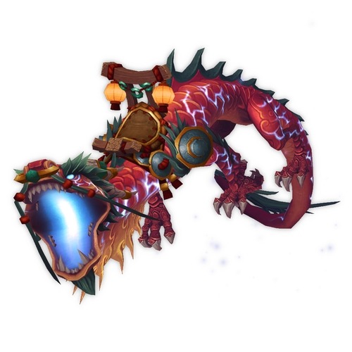 Thundering Ruby Cloud Serpent