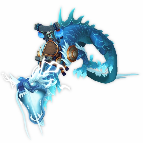 Heavenly Azure Cloud Serpent