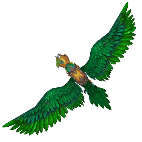 Green Pirate Parrot