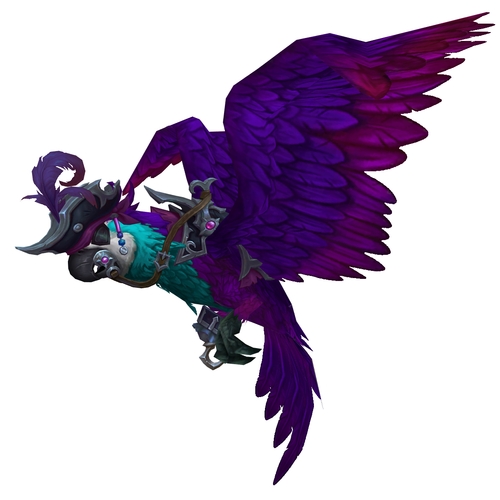 Purple Pirate Parrot