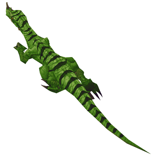 Bare Green Raptor