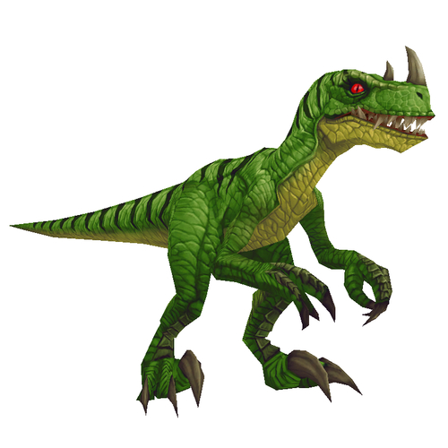 Bare Green Raptor