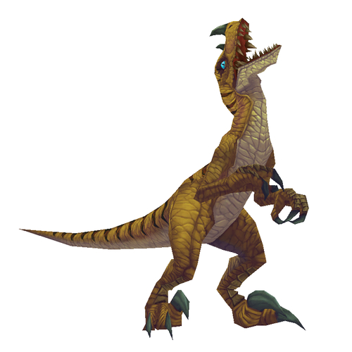 Bare Yellow Raptor