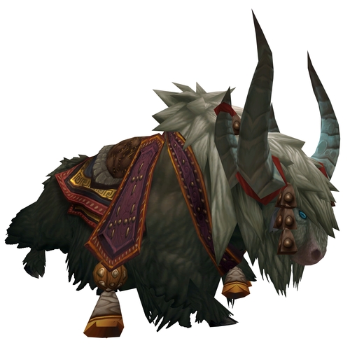 Grey Riding Yak