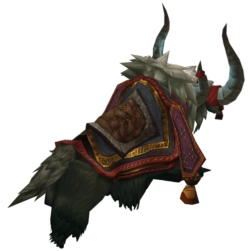 Grey Riding Yak