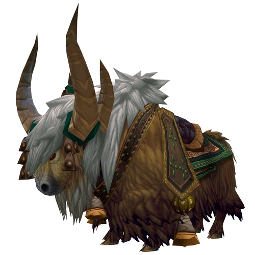 Blonde Riding Yak