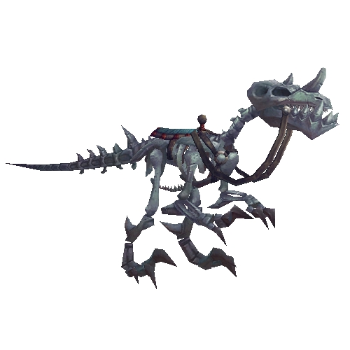 Grey Skeletal Raptor