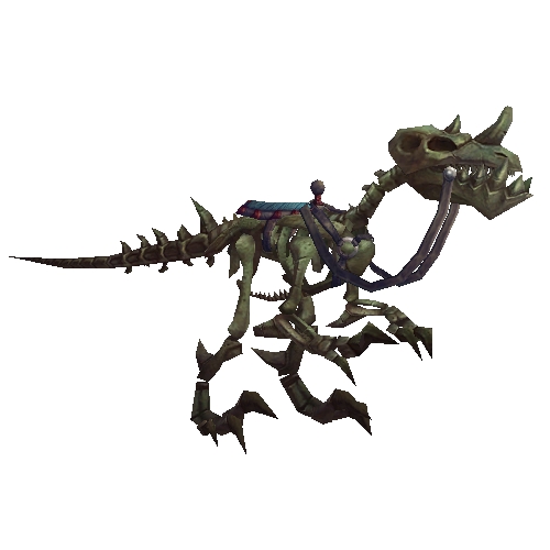 Dark Skeletal Raptor