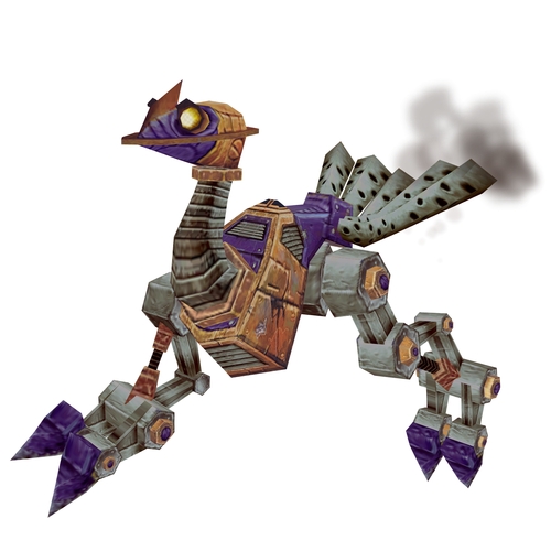 Purple and Orange Mechanostrider