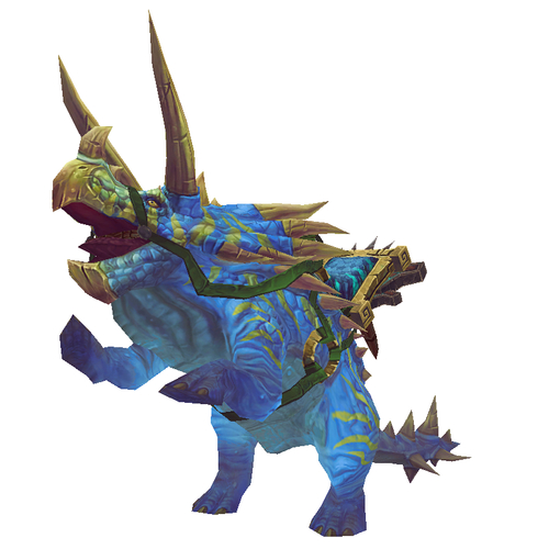 Bright Blue Direhorn