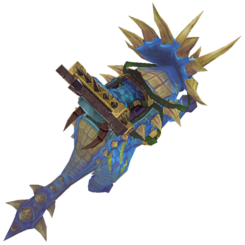 Bright Blue Direhorn