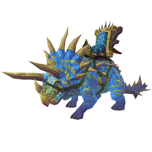 Bright Blue Direhorn