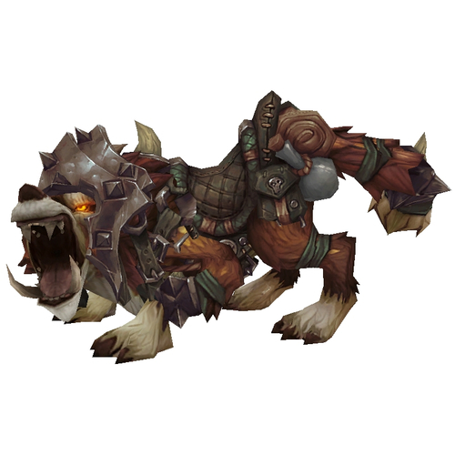 Armoured Russet Draenor Wolf