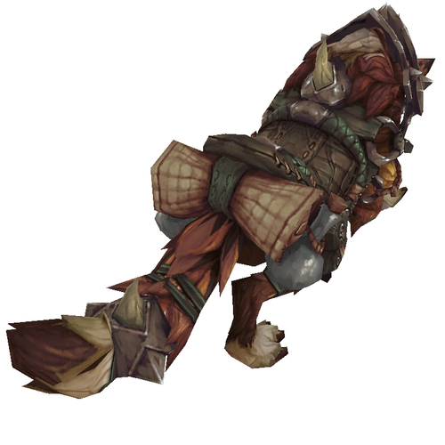 Armoured Russet Draenor Wolf