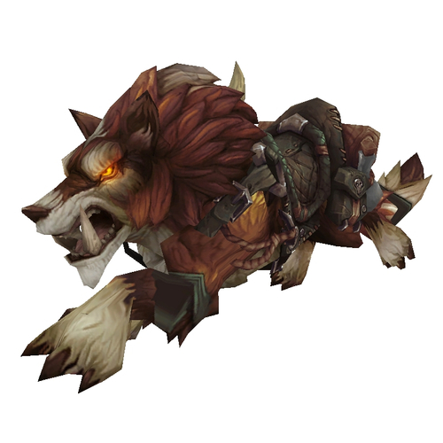 Russet Draenor Wolf