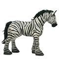 Unsaddled Striped Horse