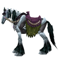 Black Skeletal Horse