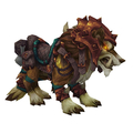 Armoured Orange Draenor Wolf